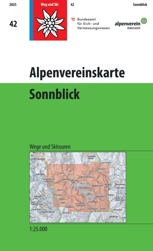 Alpenvereinskarte Sonnblick (Österreichischer Alpenverein)