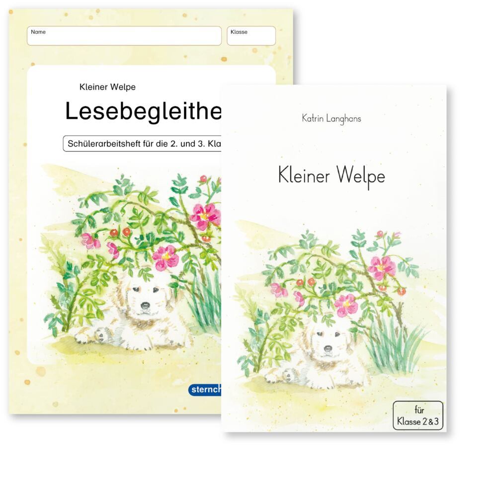 Kleiner Welpe - Klassenlektüre und Lesebegleitheft im Set (Sternchenverlag Gmbh)