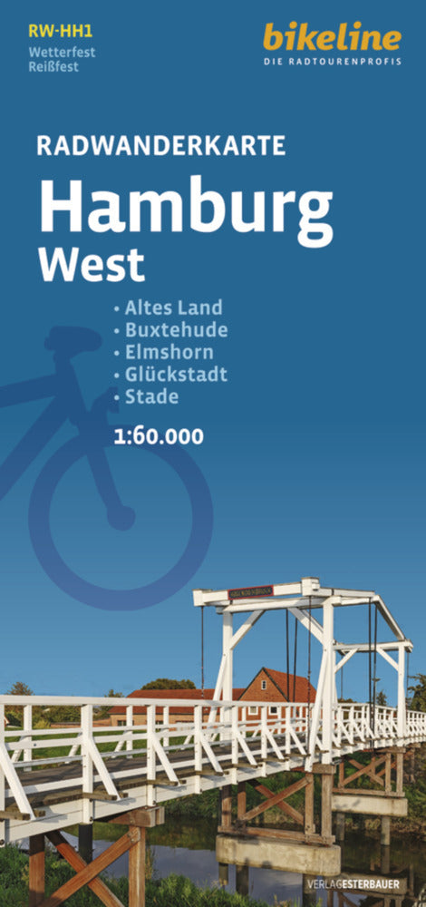 Radwanderkarte Hamburg West RW-HH1 (Verlag Esterbauer Gmbh)