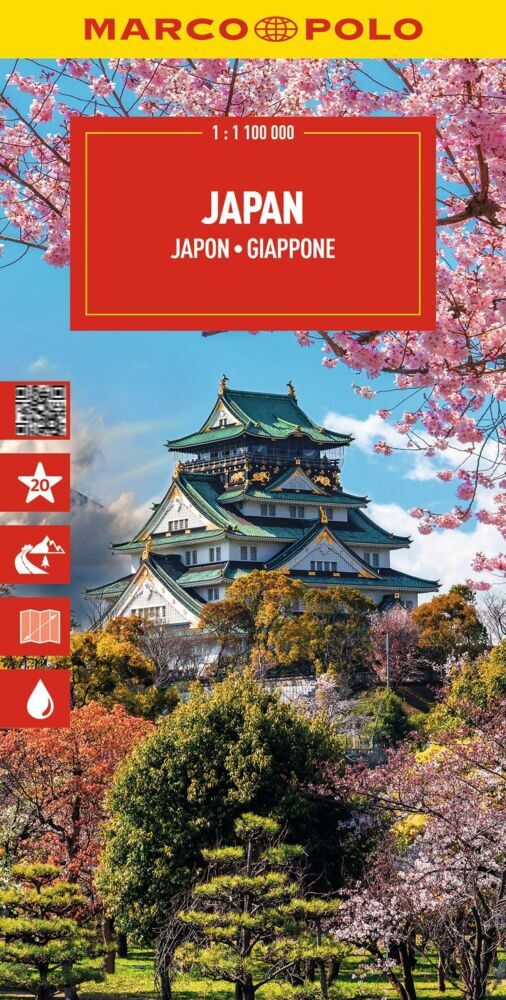 MARCO POLO Reisekarte Japan 1:1, 1 Mio.