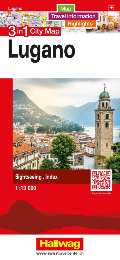 Hallwag Stadtplan Lugano