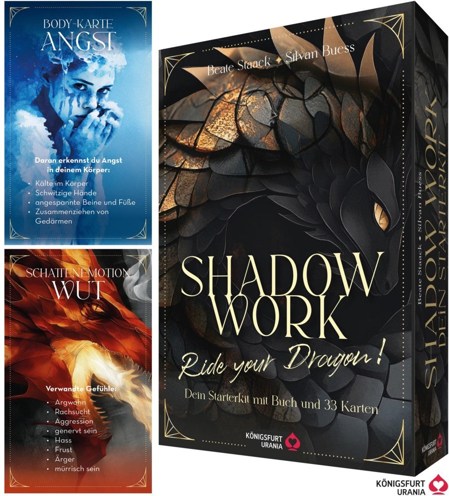 Shadow Work - Ride your Dragon! Dein Starterkit mit Buch und 33 Karten, m. 1 Beilage, m. 1 Buch (Beate Staack)