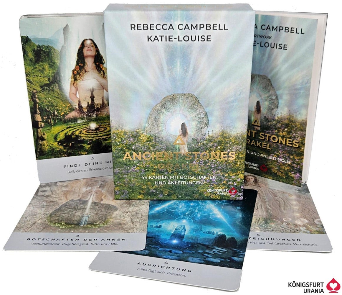 Ancient Stones Orakel - 44 Karten mit Botschaften und Anleitung (Rebecca Campbell)