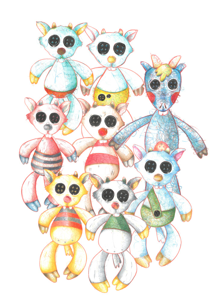 Hampelfiguren Tiere ausschneiden & basteln! (Sylvie Triemer)