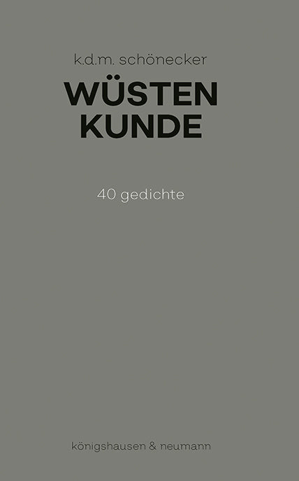Wüstenkunde (K.D.M. Schönecker)