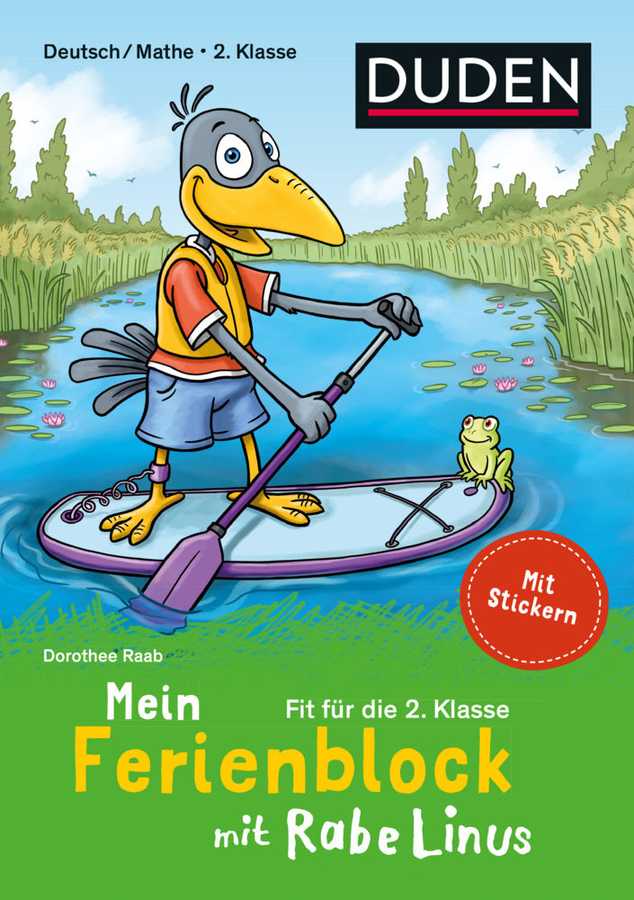 Mein Ferienblock mit Rabe Linus - Fit für die 2. Klasse (Dorothee Raab)