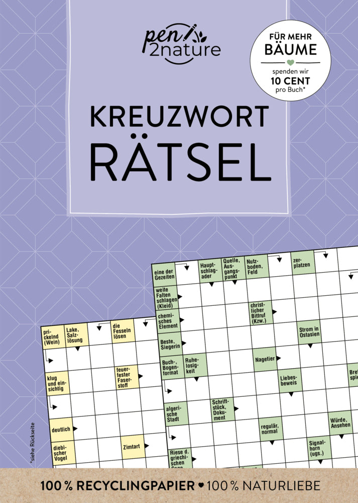 Kreuzworträtsel I Über 180 x Knobelspaß (Pen2Nature / Good Life Books & Media Gmbh)