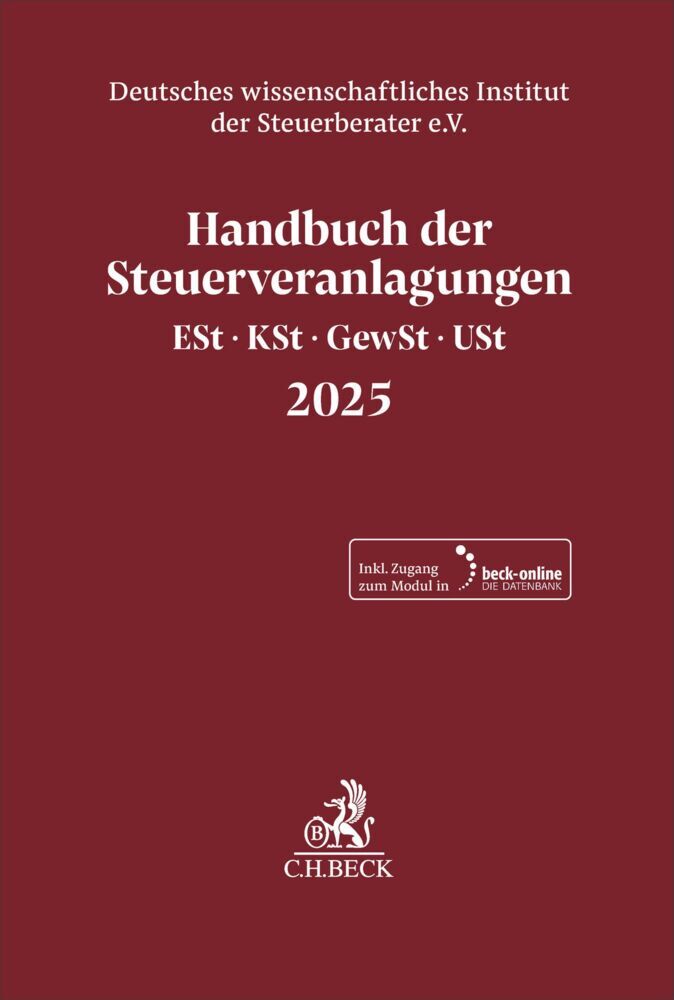 Handbuch der Steuerveranlagungen (Deutsches Wissenschaftliches Institut Der Steuerberater E.V.)