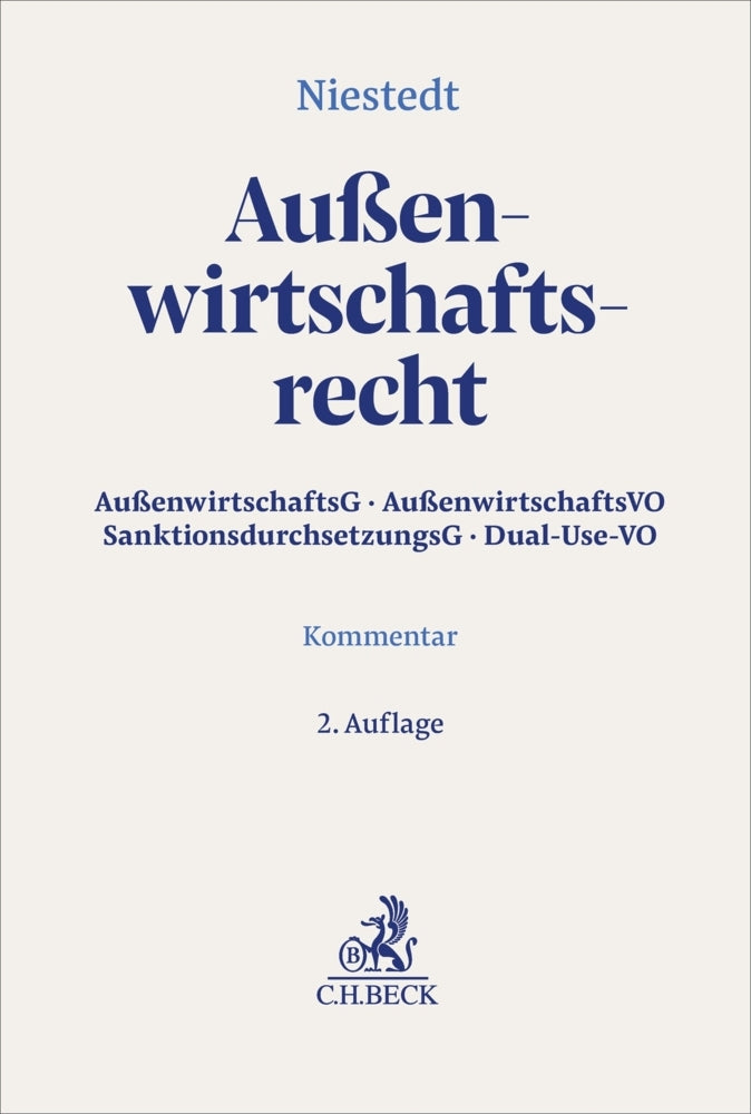 Außenwirtschaftsrecht (Marian Niestedt)
