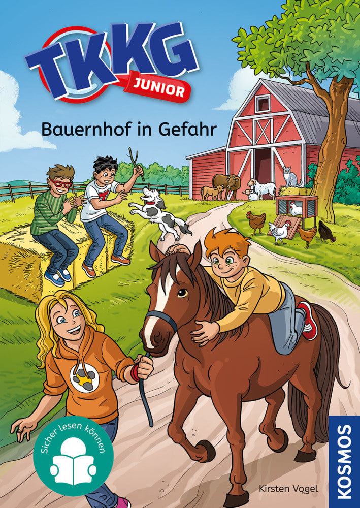 TKKG Junior, 6, Bauernhof in Gefahr (Kirsten Vogel)