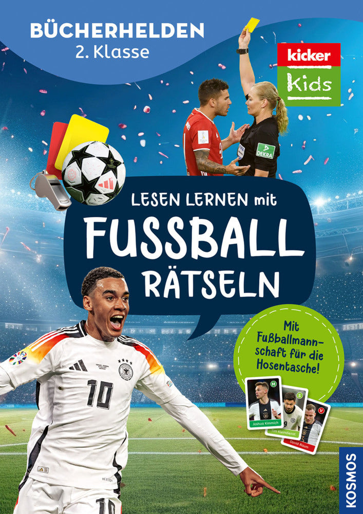 kicker Kids, Lesen lernen mit Fußballrätseln, (Jonas Dirker)