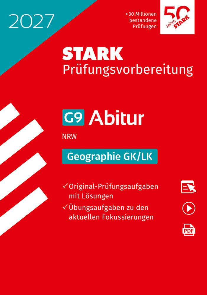 STARK Geographie GK/LK - Abitur 2027 NRW - Prüfungsvorbereitung, m. 1 Buch, m. 1 Beilage