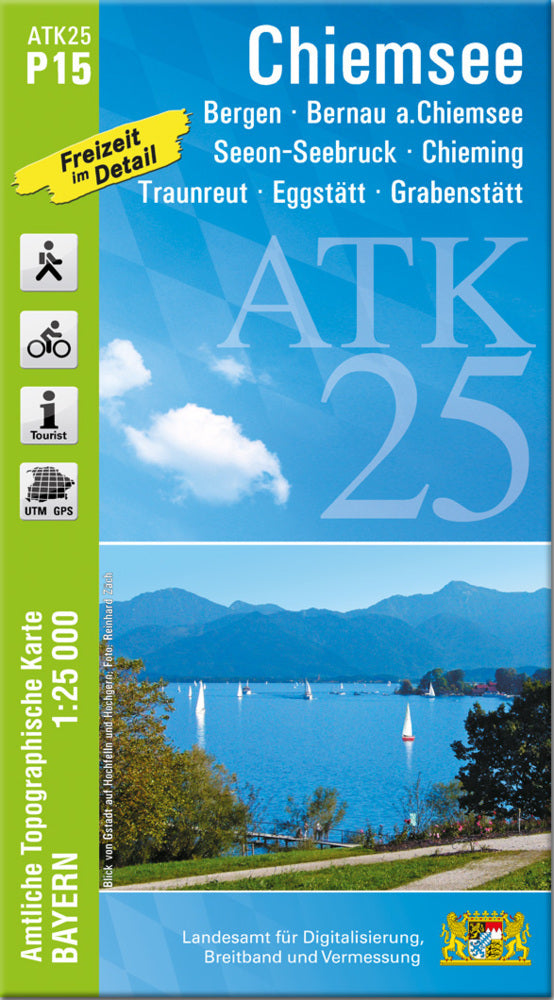 ATK25-P15 Chiemsee (Amtliche Topographische Karte 1:25000) (Breitband Und Vermessung, Bayern Landesamt Für Digitalisierung)