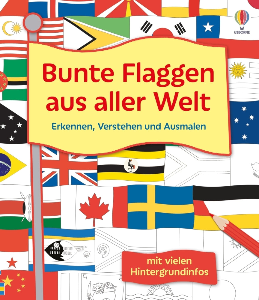 Bunte Flaggen aus aller Welt Erkennen, Verstehen und Ausmalen (Susan Meredith)
