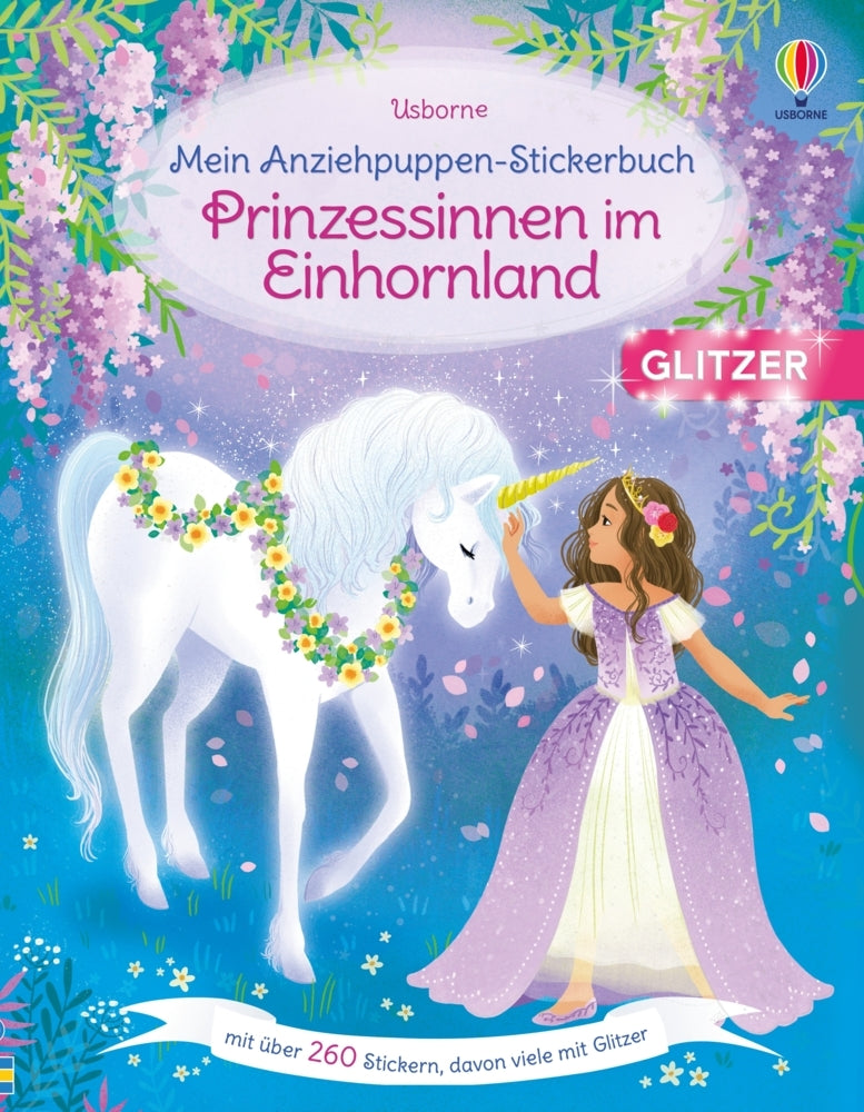 Mein Anziehpuppen-Stickerbuch: Prinzessinnen im Einhornland (Fiona Watt)
