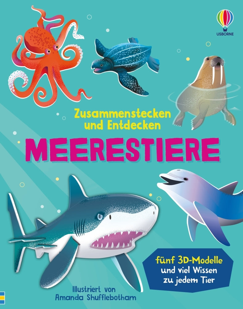 Zusammenstecken und Entdecken: Meerestiere (Abigail Wheatley)