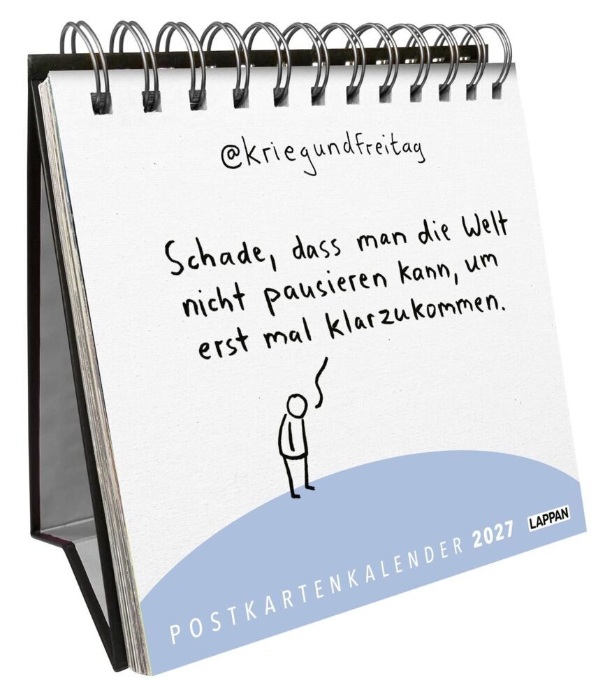 kriegundfreitag: Postkartenkalender 2027 (@Kriegundfreitag)