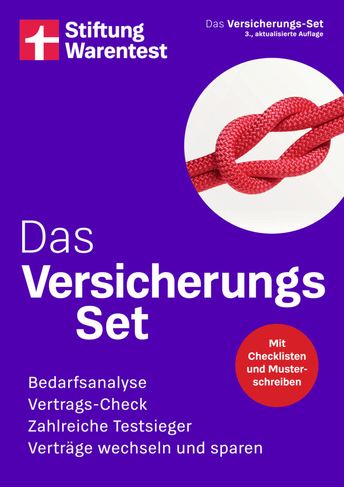 Das Versicherungs-Set (Stiftung Warentest)