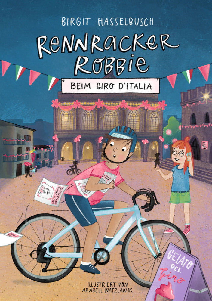 Rennracker Robbie beim Giro d'Italia (Birgit Hasselbusch)