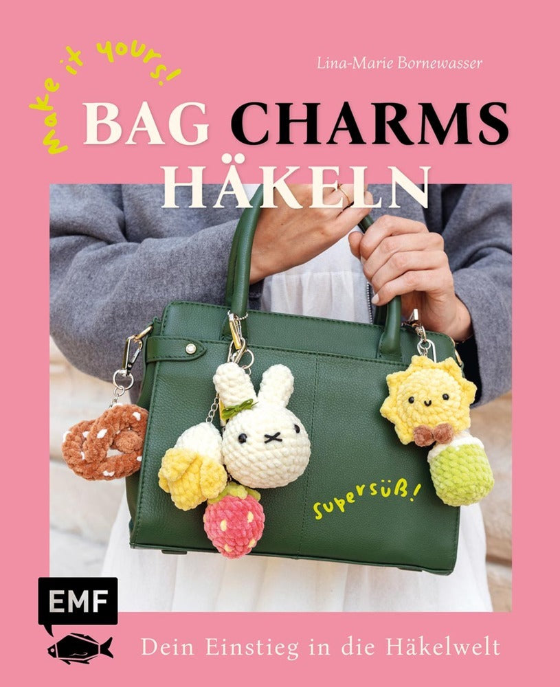 Make it yours! Supersüße Bag Charms häkeln mit @therapyonmyhook (Lina-Marie Bornewasser)