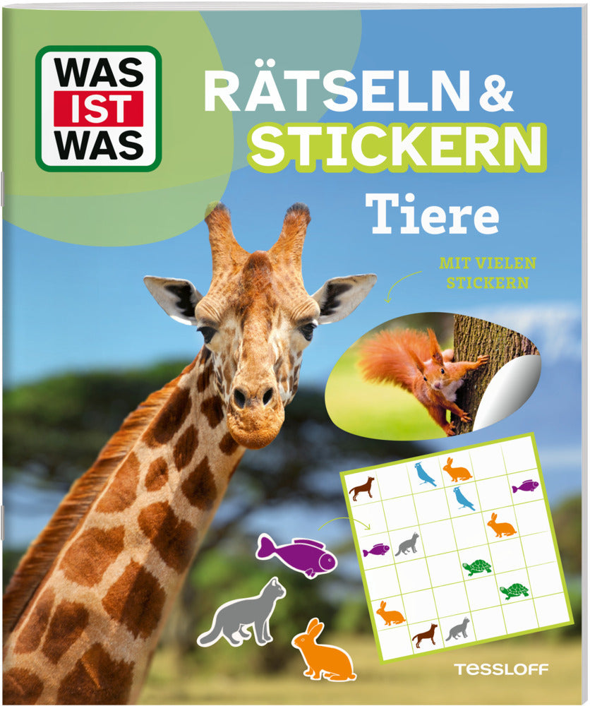WAS IST WAS Rätseln und Stickern: Tiere (Tessloff Verlag Ragnar Tessloff Gmbh & Co.Kg)