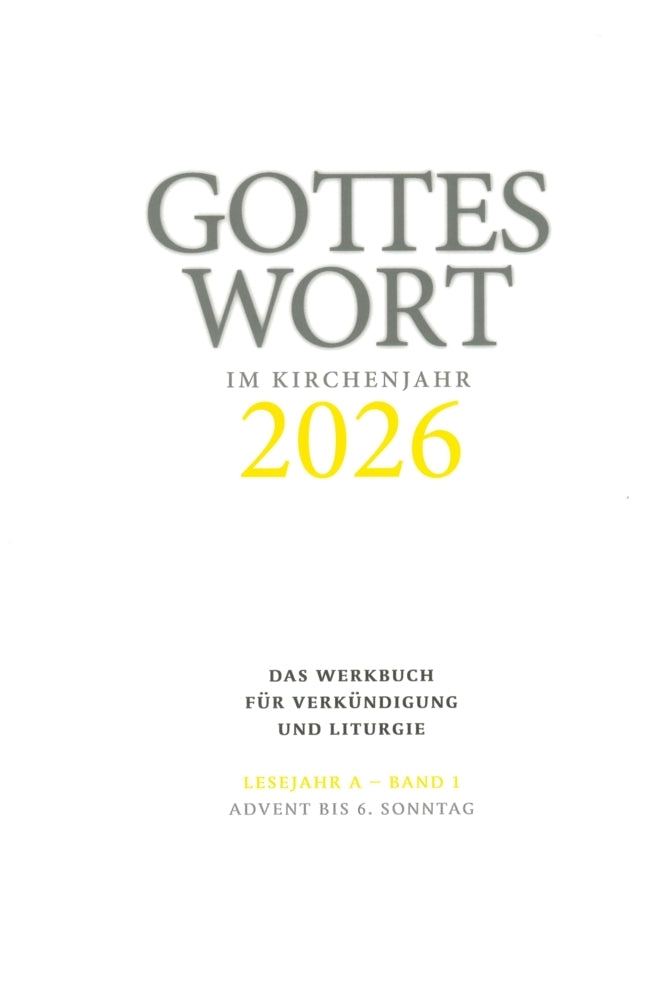 Gottes Wort im Kirchenjahr (Mitteleuropäische Ordensprovinz Der Oblaten Der Makellosen Jungfrau Maria)