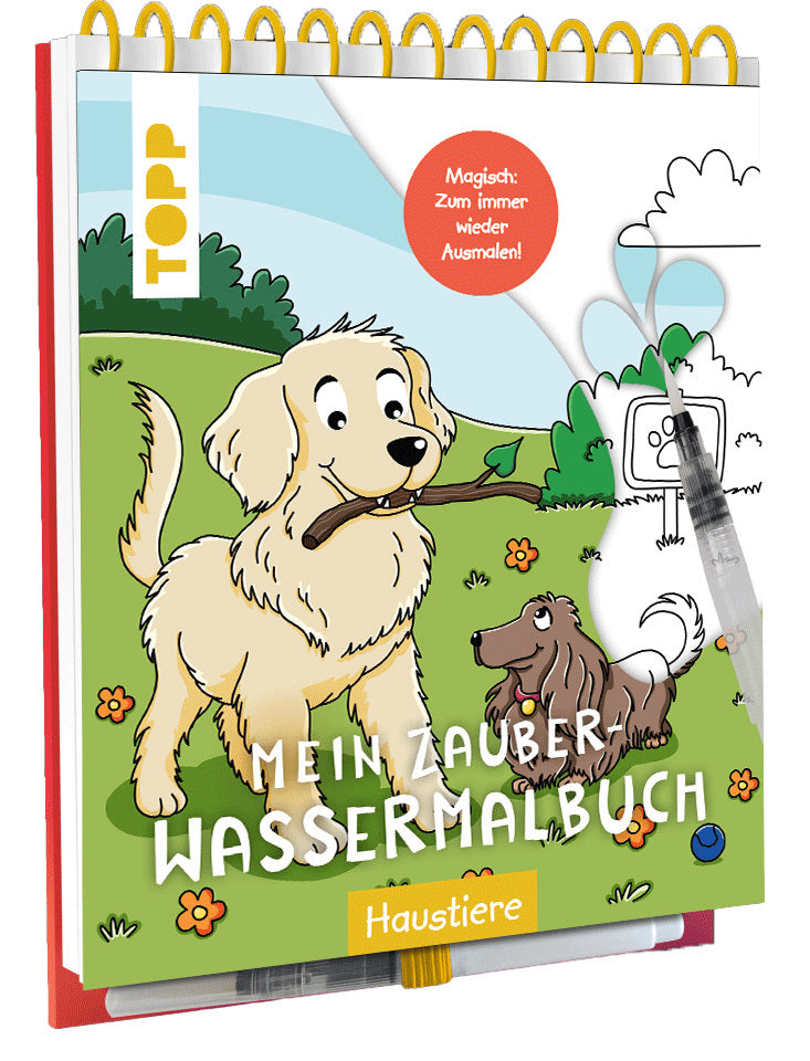 Mein Zauber-Wassermalbuch Haustiere (Nadja Schwendemann)