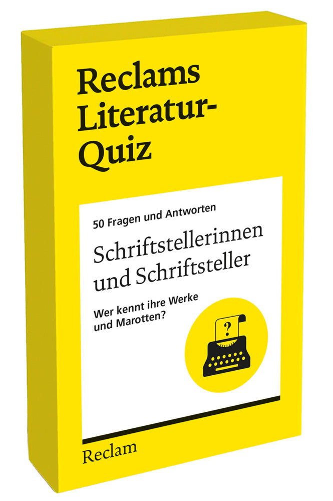 Schriftstellerinnen und Schriftsteller. Wer kennt ihre Werke und Marotten? 50 Fragen und Antworten für Büchermenschen (Manfred Orlick)