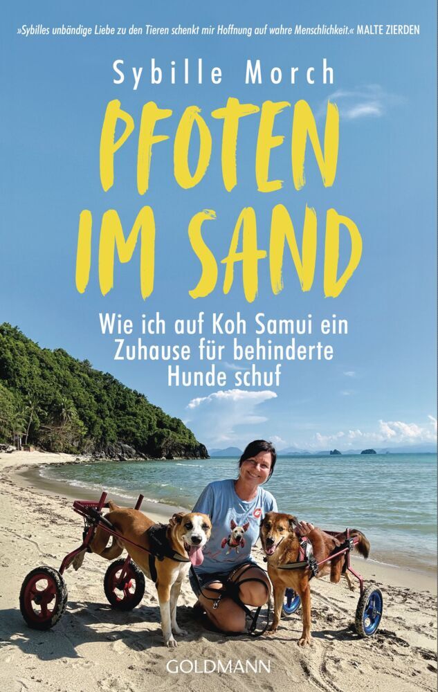 Pfoten im Sand (Sybille Morch)