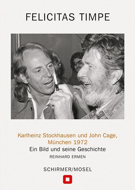 Karlheinz Stockhausen und John Cage, München 1972 (Reinhard Ermen)