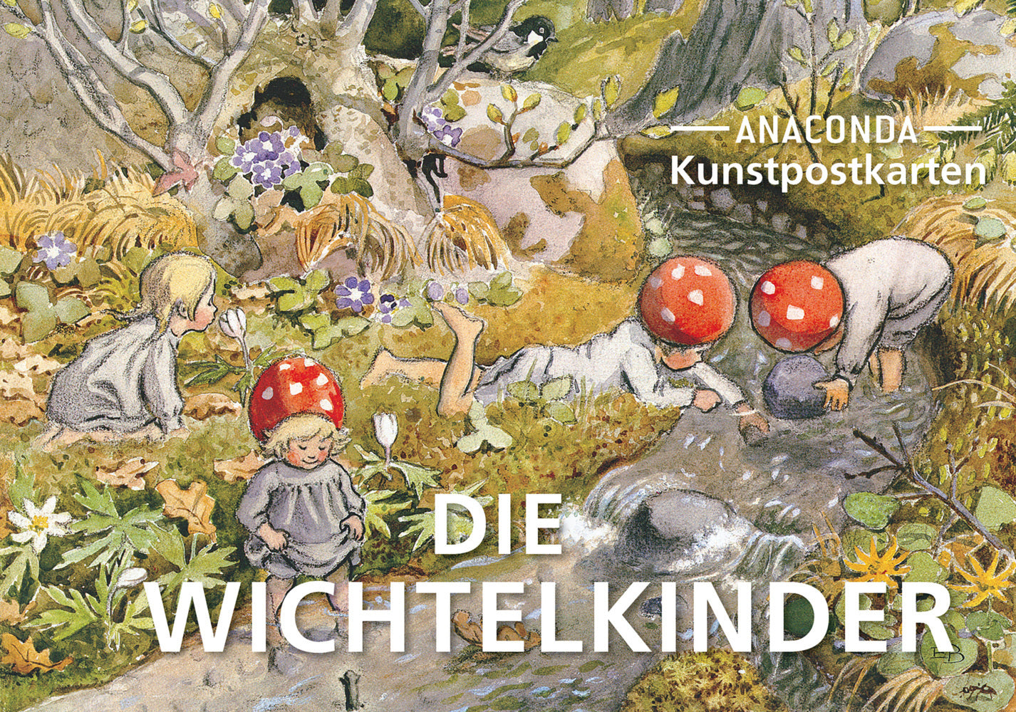 Postkarten-Set Wichtelkinder