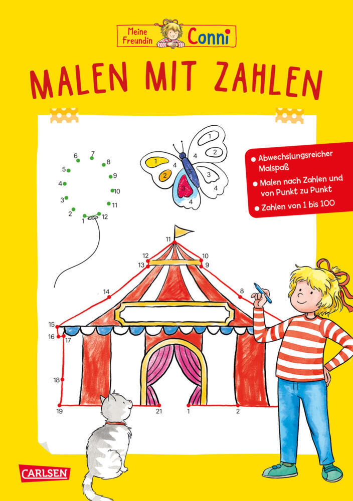Conni Gelbe Reihe (Beschäftigungsbuch): Malen mit Zahlen (Hanna Sörensen)