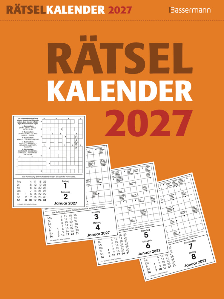 Rätselkalender 2027 (Eberhard Krüger)