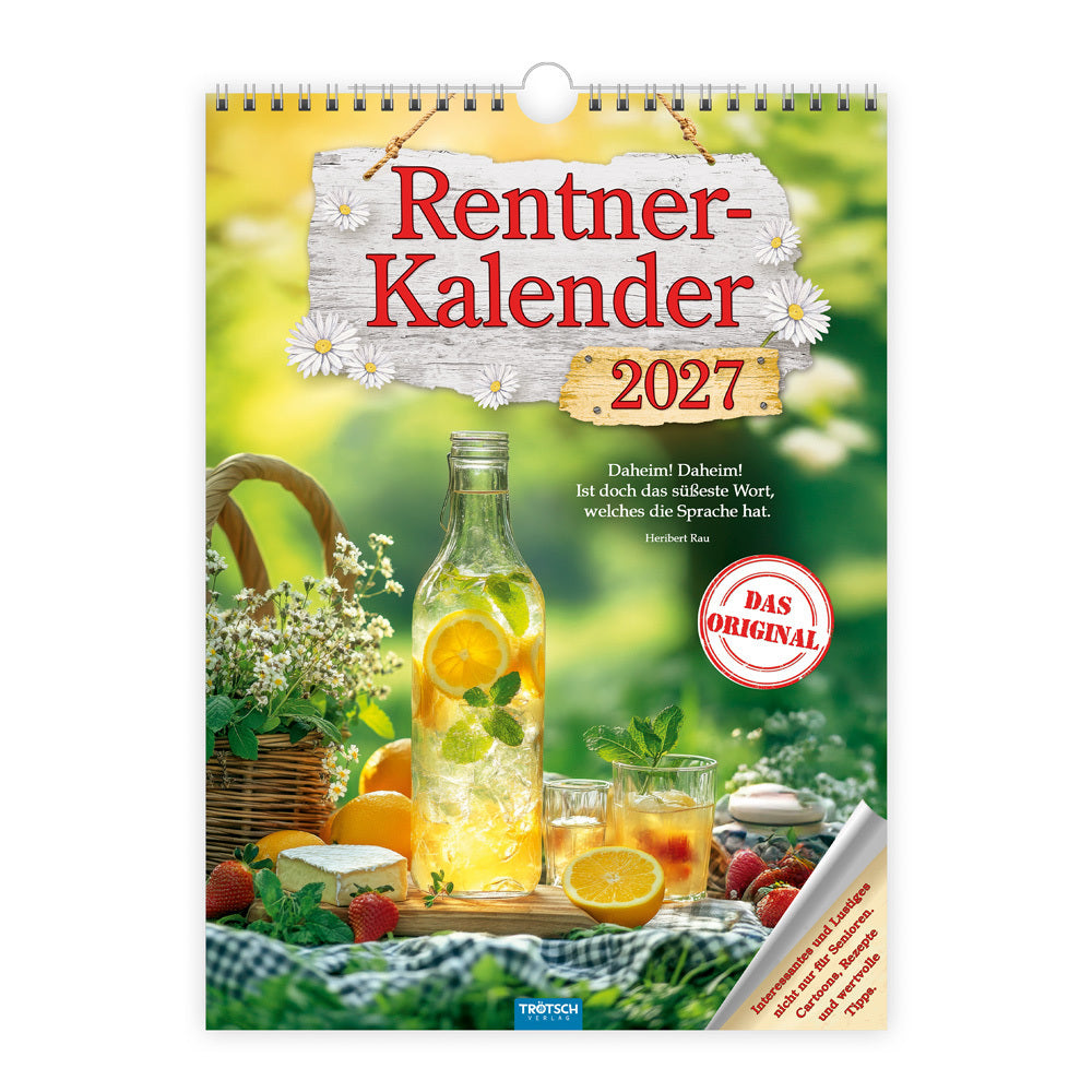 TRÖTSCH - Classickalender Rentnerkalender 2027 (Trötsch Verlag Gmbh & Co.Kg)