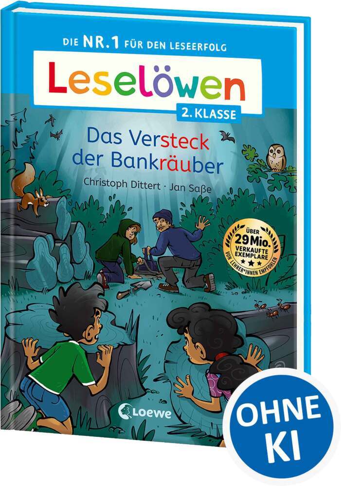 Leselöwen 2. Klasse - Das Versteck der Bankräuber (Christoph Dittert)