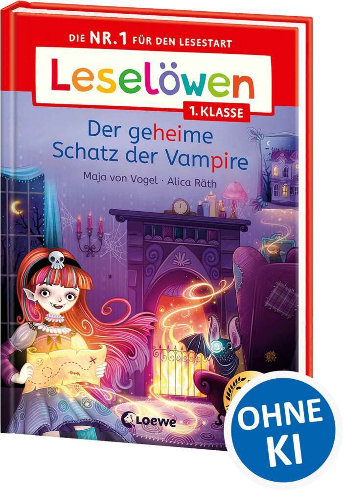 Leselöwen 1. Klasse - Der geheime Schatz der Vampire (Maja Von Vogel)