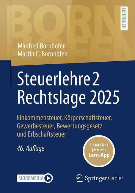 Steuerlehre 2 Rechtslage 2025 (Manfred Bornhofen)