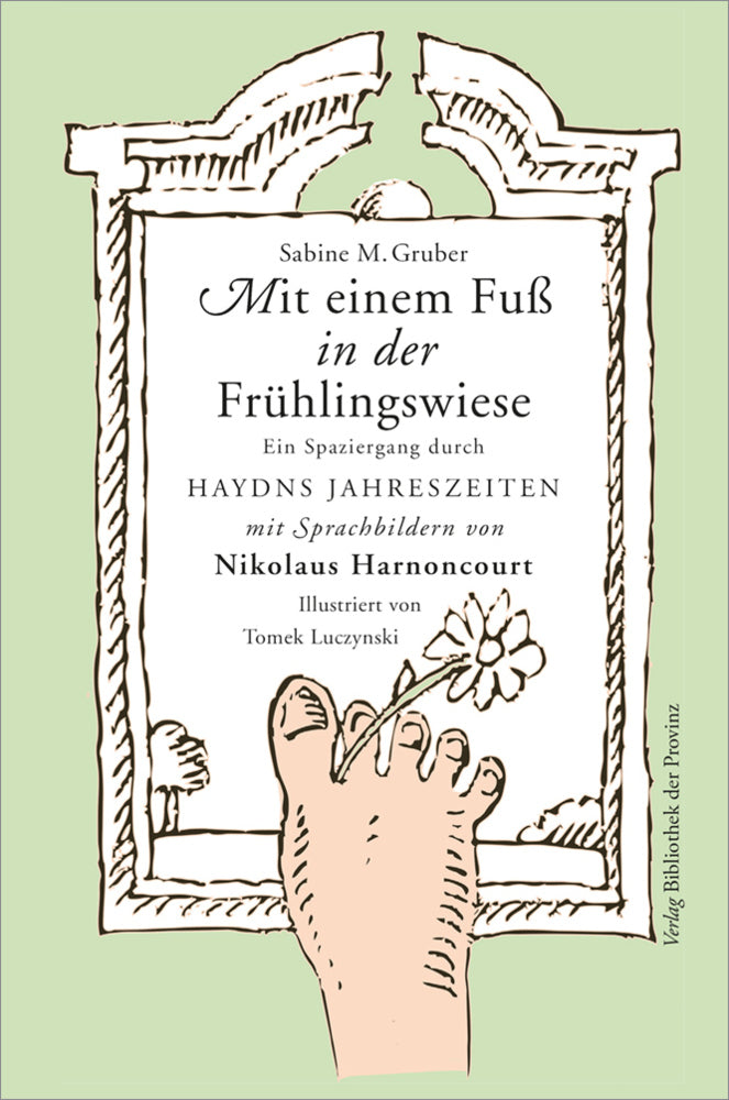 Mit einem Fuß in der Frühlingswiese (Sabine M. Gruber)