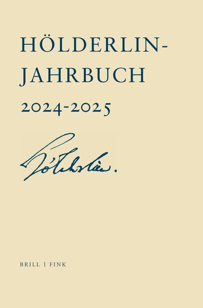 Hölderlin-Jahrbuch (Felix Christen)