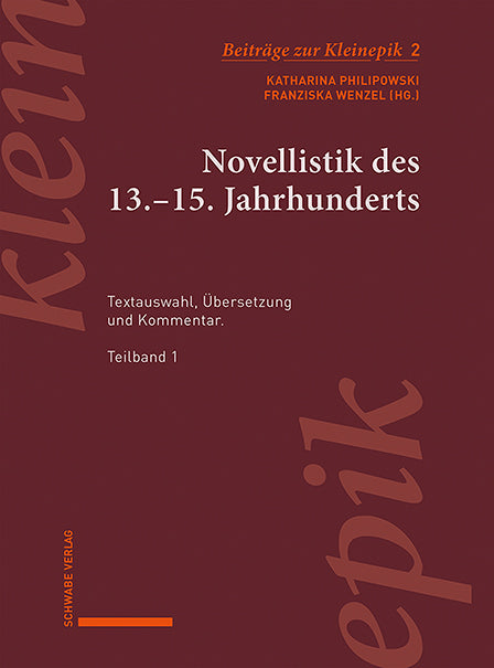 Novellistik des 13.-15. Jahrhunderts (Katharina Philipowski)