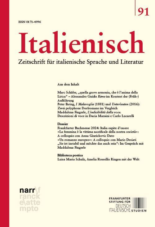 Italienisch Band 91 | 46. Jahrgang, Heft 1 (Marc Föcking)
