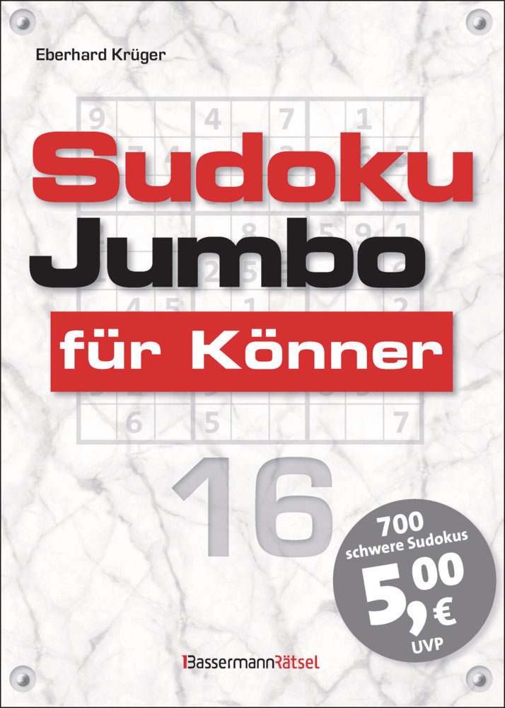 Sudokujumbo für Könner 16 (Eberhard Krüger)