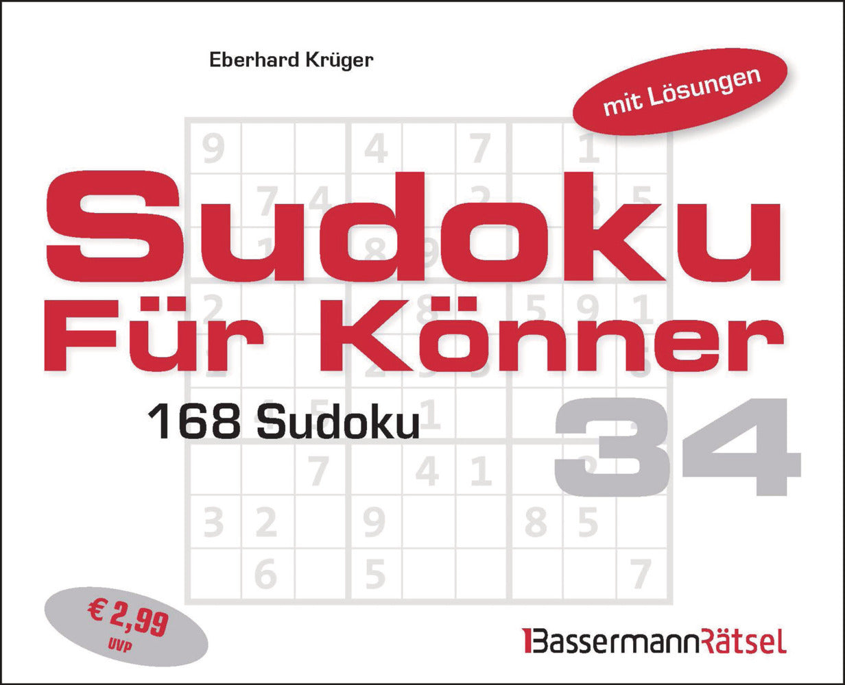 Sudoku für Könner 34 (Eberhard Krüger)