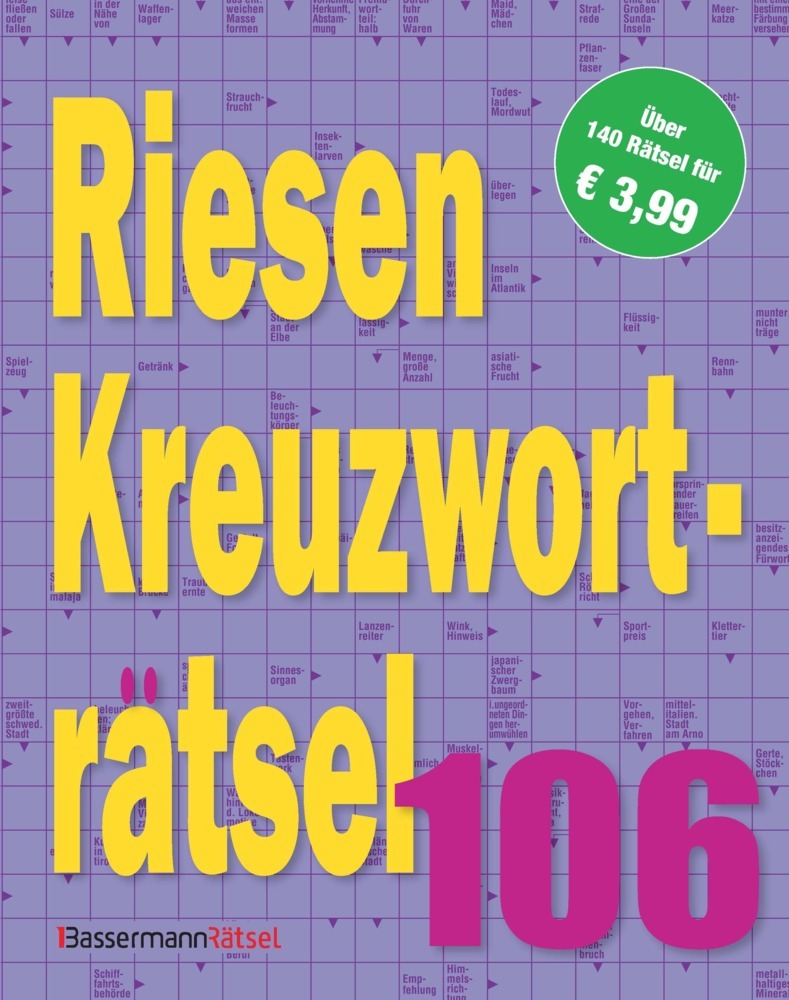 Riesen-Kreuzworträtsel 106 (Eberhard Krüger)