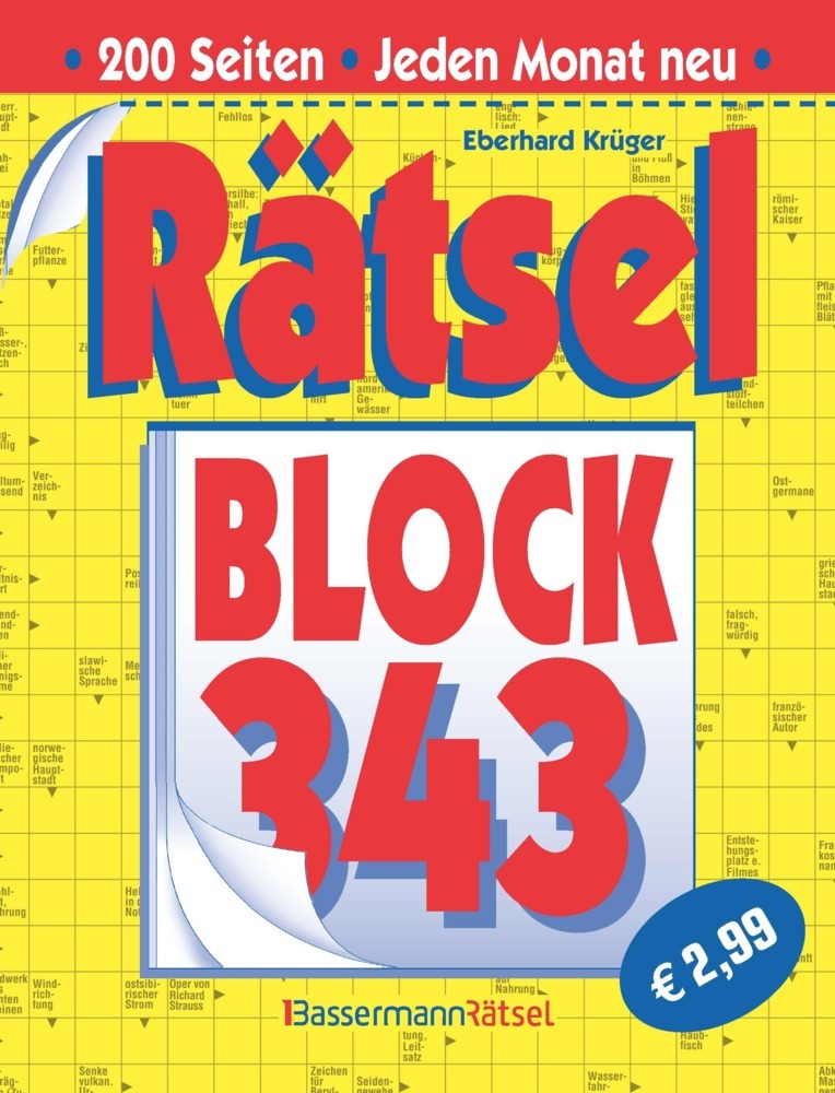 Rätselblock 343 (Eberhard Krüger)