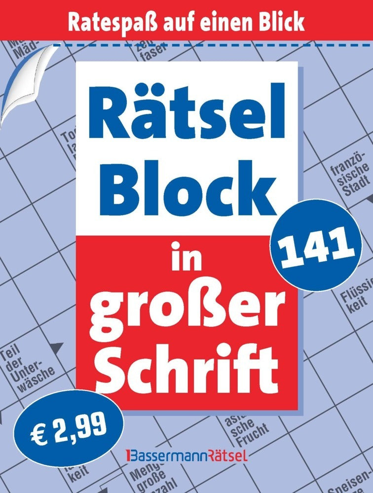Rätselblock in großer Schrift 141 (Eberhard Krüger)