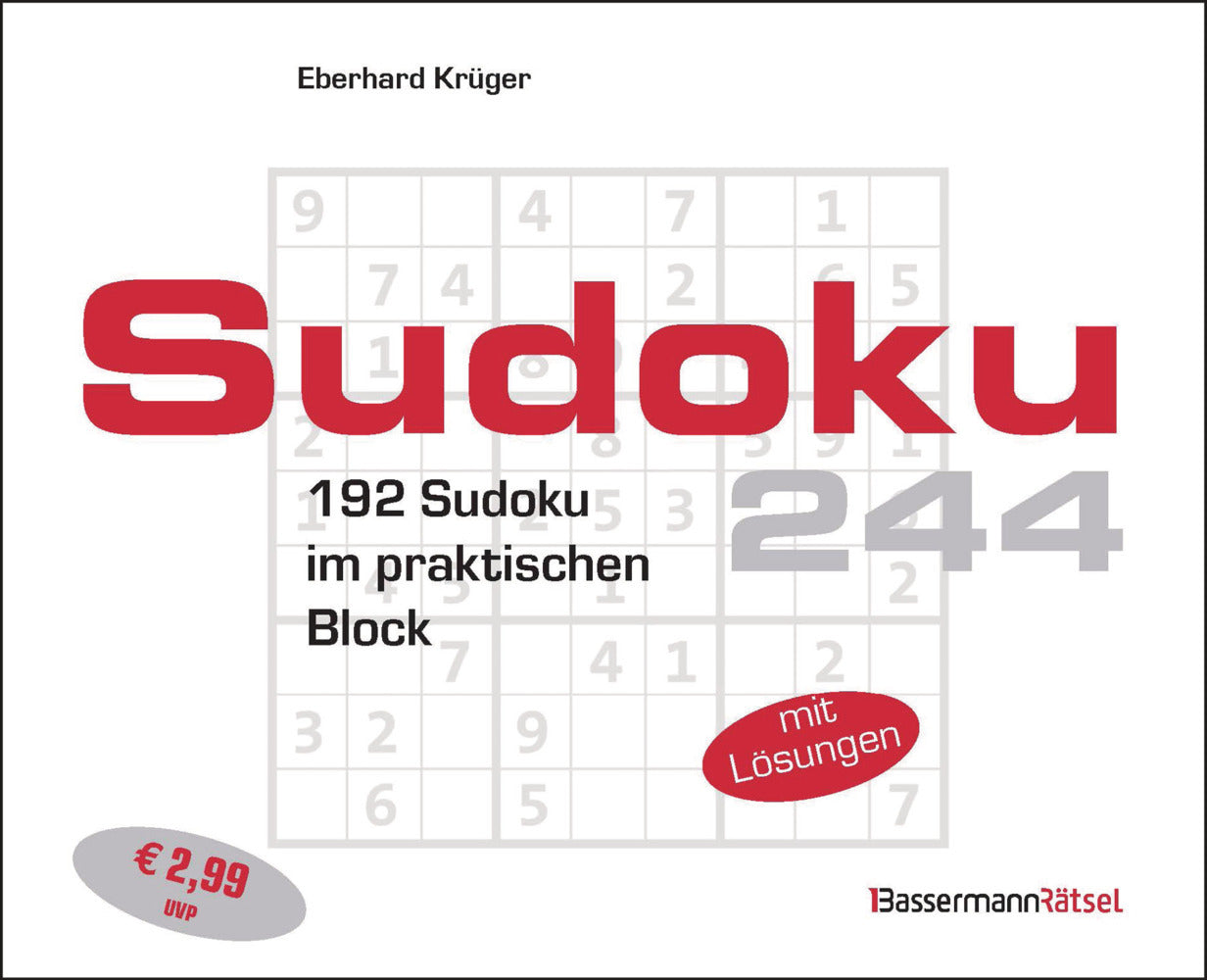 Sudokublock 244 (Eberhard Krüger)
