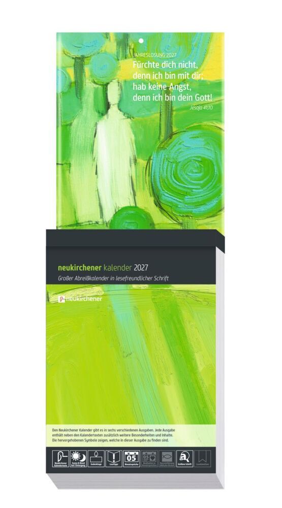 Neukirchener Kalender 2027 - Großer Abreißkalender in lesefreundlicher Schrift (Annegret Puttkammer)