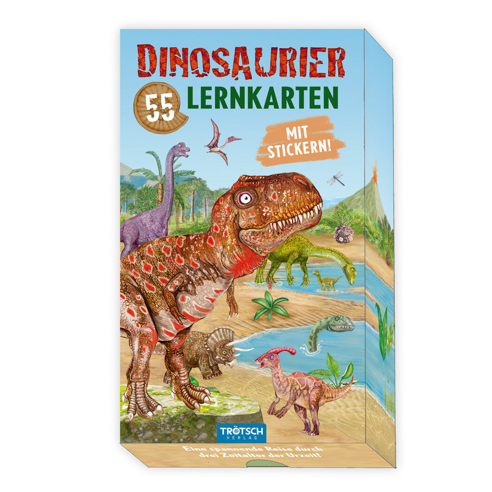 TRÖTSCH - 55 Lernkarten Dinosaurier (Trötsch Verlag Gmbh & Co.Kg)