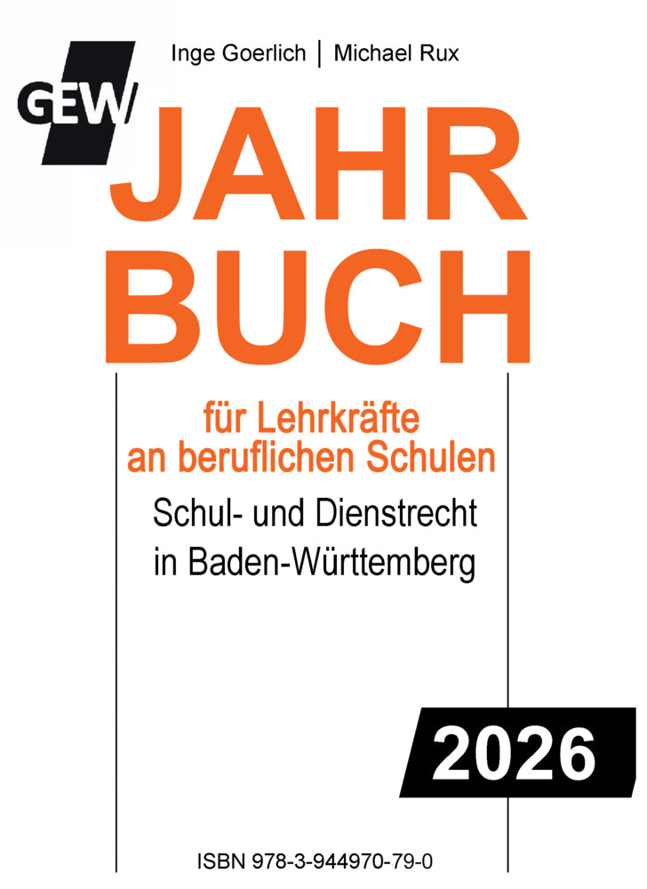 GEW-Jahrbuch 2026 für Lehrkräfte an berufliche Schulen (Inge Goerlich)